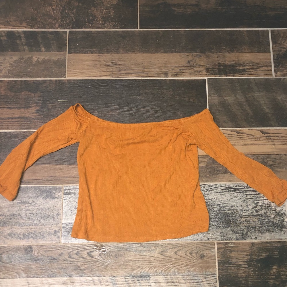 Forever 21 long sleeve crop top